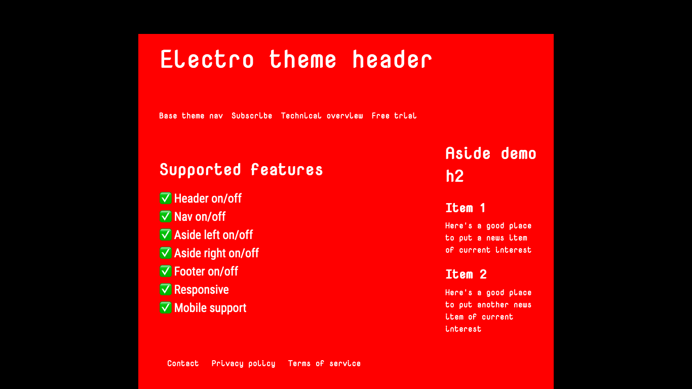 electro preview