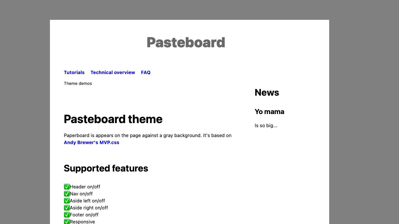 pasteboard preview