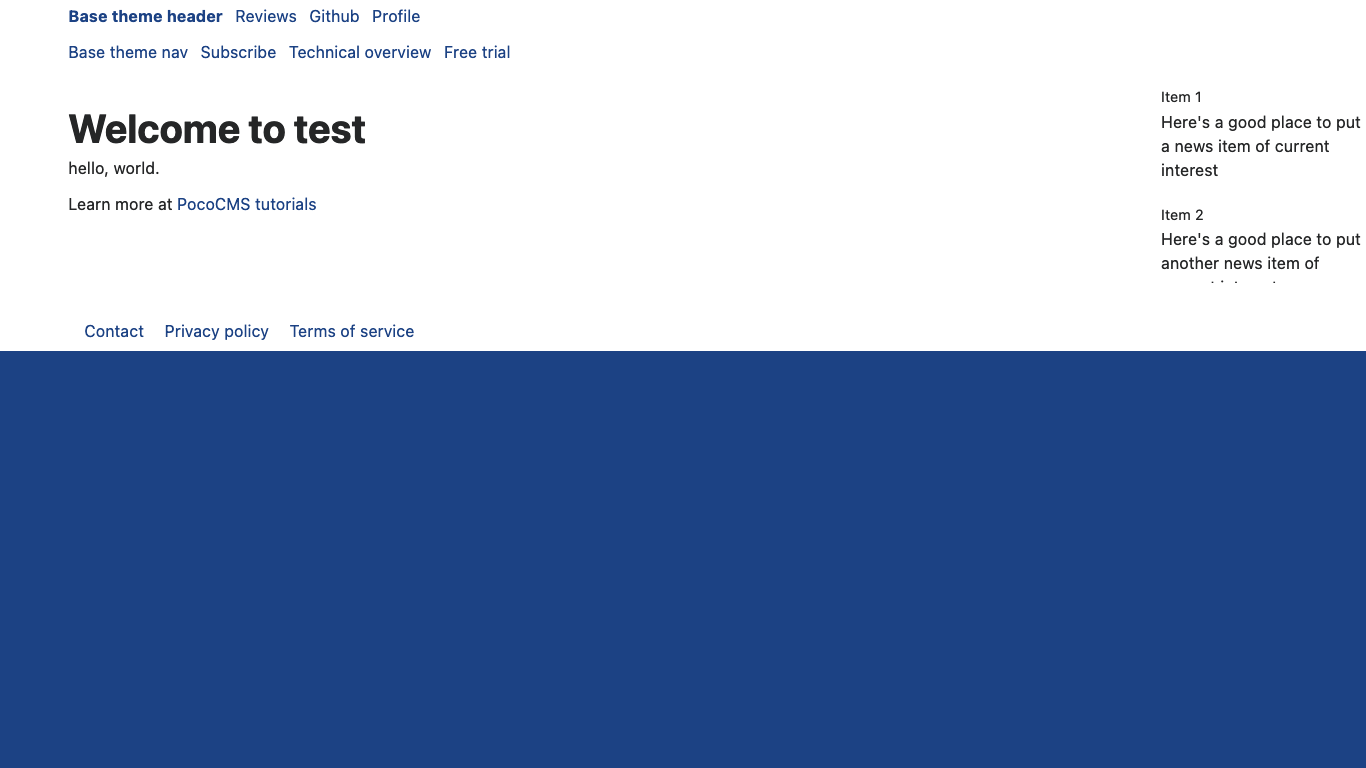 New theme with light color scheme
